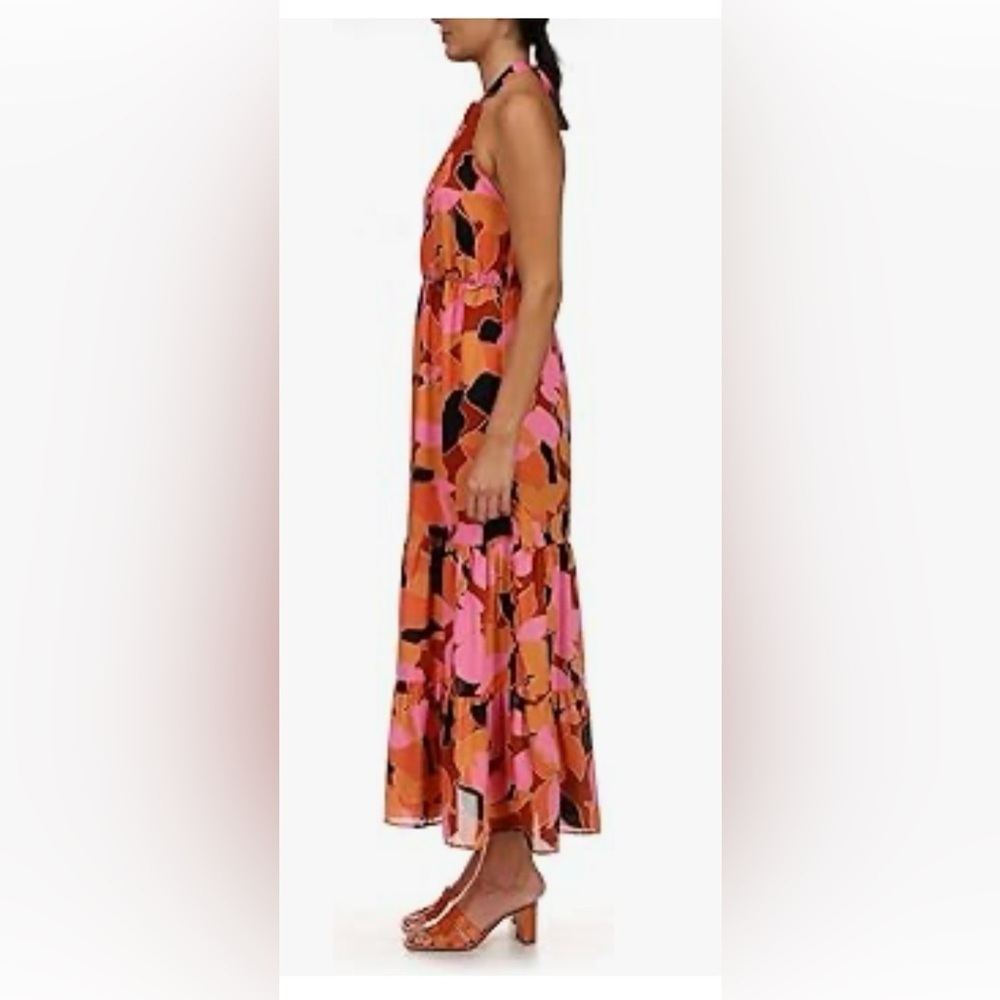 ANTHROPOLOGIE | SANCTUARY Printed Backless Halter Maxi Dress - Picture 3 of 9